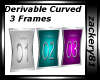 Derivable 3 Frames Curve