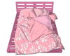 Pink Pallett Bed W/Poses
