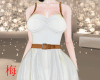 梅 fancy white dress