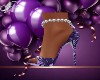 PURPLE BASH HEELS