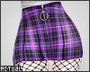✨ Purple Plaid Skirt
