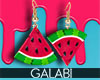 ❡ Watermelon Earrings