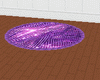 purple glitter rug