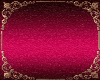 Pink Rug with Gold Trim