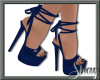 Simone Blue Laced Heels