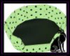 Green Spotted Pet Bed