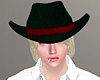 Cowboy Hat/Blond Hair