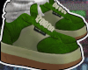 Green Platform Shoe