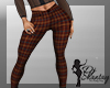 Tight Plaid Fall Pants