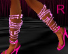 (Ok)Multi Anklets Pink R