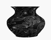 Christmas black vase