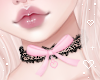 🌙 Lace Collar BlkPnk