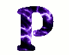 Animated purple P seat