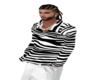 Men Zebra Loose Top
