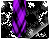 [ATH] Plaid Purple Tie
