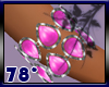 pink silver armlet