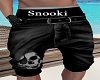 Skull Shorts (Black)