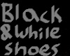 black&white hitop shoes