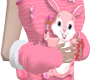 Child Pink Bunneh Warmer