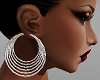 Six Hoops earrings