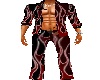 Red flame suit