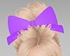 A~Purple Hair Bow