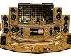 SOLID GOLD DJ BOOTH