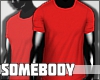 J. Red T Shirt M !