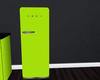 Lime Retro Refrigerater
