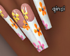 q! smol flower nails