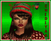 C*xmas red & green hat