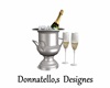 bucket with champane