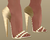 Ladies Gold Pumps