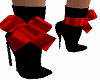 Christmas Boots w Bow