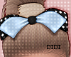 !!D Hair Bows Baby Blue