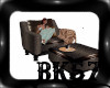 *BK*Coffee Cuddle Chair