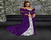 Purple Empire Gown