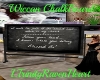 Wiccan Class Chalkboard
