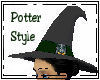 Potter Style Green Hat