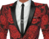 Red Paisley Suit Jacket