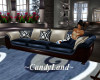 ~CL~MODERN COUCH/NAVY