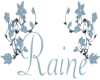 Raine Name Sign