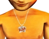 Big Dale Card Necklace