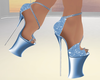 Blue Summer Heels