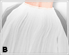 (B) Ivory Tulle skirt