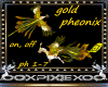 gold  pheonix dj light