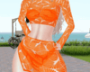 Orange Rll Dress