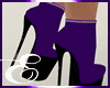 ANKLE BOOTS, PURPLE w SV