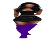 Purple Knee high boot