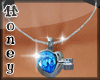 xHLx Blue Heart Necklace
